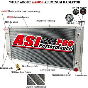 3列アルミラジエーター 88-99 シボレー GMC C/K 1500/2500/3500 トラック 5.7L/7.4L 用 3Row Aluminum Radiator for 88-99 Chevy GMC C/K 1500/2500/3500 Truck 5.7L/7.4L 【並行輸入品】