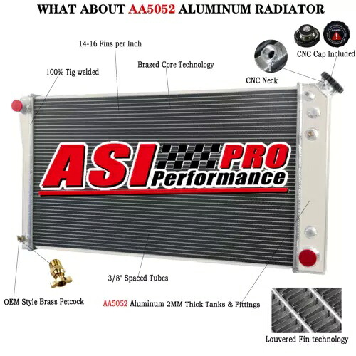 3 列アルミラジエーター 1991-93 シボレー カプリス ビュイック ロードマスター オールズモビル US 3 Row Aluminum Radiator For 1991-93 Chevy Caprice Buick Roadmaster Oldsmobile US 【並行輸入品】｜カスタムパーツ WORLD倉庫