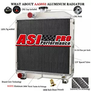 2 列アルミラジエーターフォードニューオランダ 1510 1710 SBA310100291 SBA310100440/ 2Row Aluminum Radiator For Ford New Holland 1510 1710 SBA310100291 SBA310100440/ 【並行輸入品】