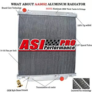2741 アルミラジエーター 2003-2007 フォード F250 F350 F-350/F-450 6.0L パワーストローク用 2741 Aluminum Radiator For 2003-2007 Ford F250 F350 F-350/F-450 6.0L Powerstroke 【並行輸入品】