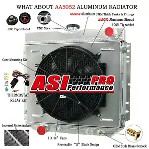 3 列ラジエーターシュラウドファン 1963-1977 フォード マスタング ファルコン フェアレーン マーベリック用 3-Row Radiator Shroud fan for 1963-1977 Ford Mustang Falcon Fairlane Maverick 【並行輸入品】