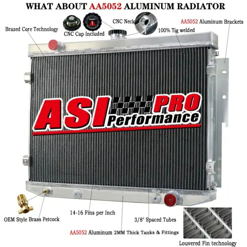 4 列ラジエーター 1973-1974 ダッジ コロネット チャージャー プリマス サテライト 7.2L-440 に適合 4 Rows Radiator Fit 1973-1974 DODGE CORONET CHARGER PLYMOUTH SATELLITE 7.2L-440 【並行輸入品】