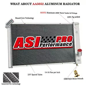 4 列アルミラジエーター 1969-72 シボレー コルベット 427 454 ビッグブロック V8 USA に適合 4 Row Aluminum Radiator fit 1969-72 CHEVROLET CORVETTE 427 454 BIG BLOCK V8 USA 【並行輸入品】
