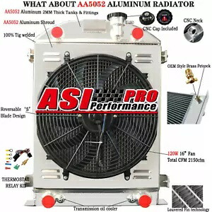 3 列ラジエーター シュラウド ファン 1930-38 /37 フォード モデル フラットヘッド 在庫高さ USA 3 Row Radiator Shroud Fan for 1930-38 /37 Ford Model Flathead Stock Height USA 【並行輸入品】