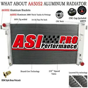 3 行アルミラジエーター 1994-2001 ダッジラム 1500 2500 3500 5.2L 5.9L V8 米国用 3 Rows Aluminum Radiator For 1994-2001 Dodge Ram 1500 2500 3500 5.2L 5.9L V8 US 【並行輸入品】