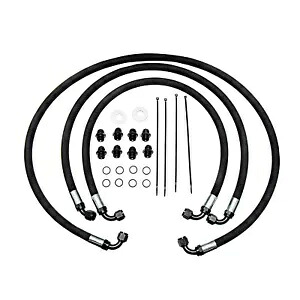 トランスミッションクーラーラインキット 2006-2010 シボレー GMC 6.6L Duramax ディーゼル US に適合 Transmission Cooler Line Kits Fit 2006-2010 Chevy GMC 6.6L Duramax Diesel US 【並行輸入品】