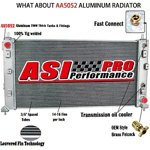 アルミラジエーター 2019-2021 シボレー シルバラード 1500 GMC シエラ 1500 5.3L /6.2L/用 Aluminum Radiator for 2019-2021 Chevy Silverado 1500 GMC Sierra 1500 5.3L /6.2L/ 【並行輸入品】