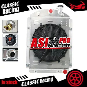 3 列アルミラジエーター + シュラウドファンフィット 41-46 43 シボレートラックピックアップスモールブロック V8 3Row Aluminum Radiator+Shroud Fan Fit 41-46 43 Chevy Truck Pickup Small Block V8 【並行輸入品】
