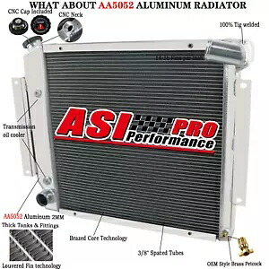 4 列ラジエーター 1971 ? 1980 インターナショナル スカウト II ハーベスター ピックアップ 5.0L /5.6L/ 4 Row Radiator For 1971~1980 International Scout II Harvester Pickup 5.0L /5.6L/ 【並行輸入品】