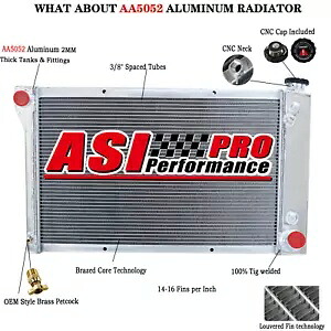 4 列アルミラジエーター 1967-1972 シボレー ピックアップ C/K C10/C20/C30 G10 AT MT 用 4-Row Aluminum Radiator for 1967-1972 Chevrolet Pickup C/K C10/C20/C30 G10 AT MT 【並行輸入品】
