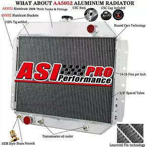4 列ラジエーター 1966-1979 フォードトラック F シリーズ F100 F150 F250 F350 ブロンコ用 新品 4 Row Radiator For 1966-1979 Ford Truck F-Series F100 F150 F250 F350 Bronco NEW 【並行輸入品】｜カスタムパーツ WORLD倉庫