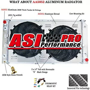3 列アルミラジエーター & シュラウドファン 1994-1996 シボレー インパラ カプリス 5.7L 米国用 3 Rows Aluminum Radiator&Shroud Fan for 1994-1996 Chevy Impala Caprice 5.7L USA 【並行輸入品】｜カスタムパーツ WORLD倉庫
