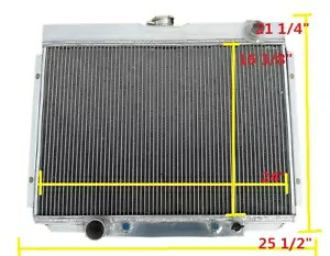 3 列ラジエーター 67-70 フォード マスタング/マーキュリー クーガー/XR7/トリノ ビッグ ブロック V8 AT 3 Row Radiator For 67-70 Ford Mustang/Mercury Cougar/XR7/Torino BIG BLOCK V8 AT 【並行輸入品】