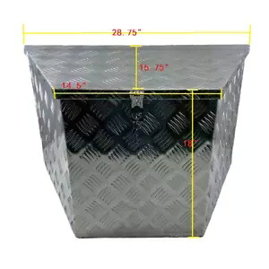 28.7x18.1x15.7インチのトラックピックアップアンダーボディアンダーベッド舌ツールボックス収納 28.7x18.1x15.7 inch Truck Pickup Underbody Underbed Tongue Tool Box Storage 【並行輸入品】