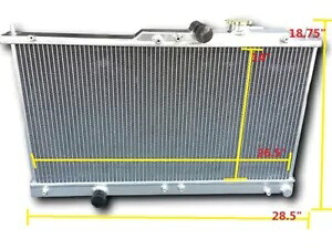 アルミラジエーター三菱エクリプス GT-3.0L V6 2000-2005 2004 2003 2002 Aluminum Radiator For Mitsubishi Eclipse GT - 3.0L V6 2000-2005 2004 2003 2002 【並行輸入品】