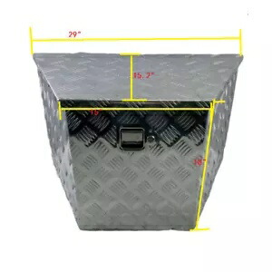 アルミツールボックス トラックピックアップ Tounge RV トレーラーストレージ 29インチ x 18インチ x 16.5インチ Aluminum Tool Box Truck Pick Up Tounge RV Trailer Storage 29\