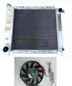 ラジエーター + ファンフォード エクスプローラー レンジャー ブロンコ II マツダ B3000 2.8/2.9/3.0/4.0L AT Radiator+Fan For Ford Explorer Ranger Bronco II Mazda B3000 2.8/2.9/3.0/4.0L AT 【並行輸入品】