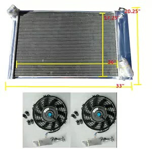 アルミラジエーター + ファンシボレーシボレーコルベット V8 5.7L 1969-1972 1970 1971 Aluminum Radiator+Fans For Chevy Chevrolet Corvette V8 5.7L 1969-1972 1970 1971 【並行輸入品】