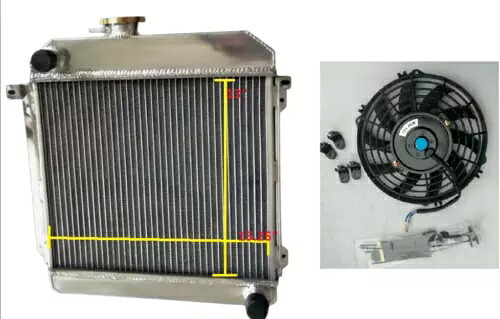 BMW E21 315 316 318 318i 320 320i M10 1975-84 B16 B18 B20 アルミラジエーター + ファン For BMW E21 315 316 318 318i 320 320i M10 1975-84 B16 B18 B20 Alu Radiator+Fan 【並行輸入品】