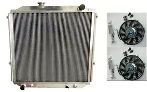 1996-2002 トヨタ 4 ランナー 4CYL 2.7L V6 3.4L 97 98 AT アルミラジエーター + ファン For 1996-2002 Toyota 4Runner 4CYL 2.7L V6 3.4L 97 98 AT Aluminum Radiator+Fans 【並行輸入品】