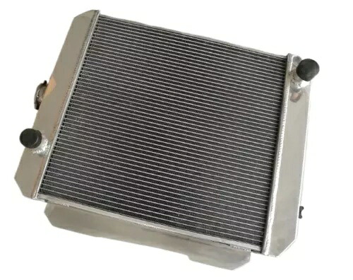 62MM アルミラジエーター シボレー ベルエア/デルレイ 283 V8 1958 ホット/ストリートロッド MT用 62MM Aluminum Radiator for Chevy Bel Air/Del Ray 283 V8 1958 Hot/street Rod MT 【並行輸入品】