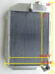 4 列アルミラジエーター 1939 シボレーシボレー車 6 シリンダー 39 MT マニュアル用 4 Row Aluminum Radiator for 1939 CHEVY Chevrolet CAR 6 Cylinder 39 MT MANUAL 【並行輸入品】｜カスタムパーツ WORLD倉庫