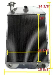 3 列フォードモデル Y/モデル Y 1932-1937 1933 1934 1935 MT/AT アルミラジエーター 3 Row for FORD MODEL Y/MODEL-Y 1932-1937 1933 1934 1935 MT/AT Aluminum Radiator 【並行輸入品】