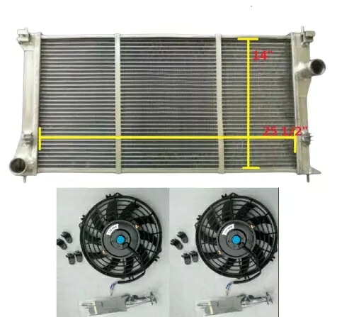 13-18 スバル BRZ サイオン FR-S トヨタ 86 2.0L H4 ZC6 ZN6 アルミラジエーター + ファン For 13-18 Subaru BRZ Scion FR-S Toyota 86 2.0L H4 ZC6 ZN6 Aluminum Radiator+Fans 【並行輸入品】|カスタムパーツ WORLD倉庫