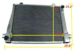 BMW E28 528E 2.7L 82-88;E28 520I/525E M20 B20 1985-1987 アルミラジエーター AT For BMW E28 528E 2.7L 82-88;E28 520I/525E M20 B20 1985-1987 Aluminum Radiator AT 【並行輸入品】