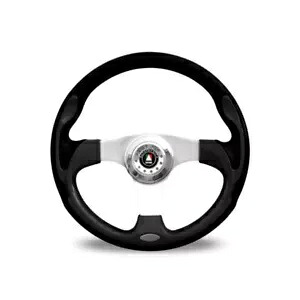Autotecnica ステアリング ホイール モンツァ ポリ カラーインサート付き ブラック レッド ブルー 350mm Autotecnica Steering Wheel Monza Poly With Coloured Inserts Black Red Blue 350mm 【並行輸入品】