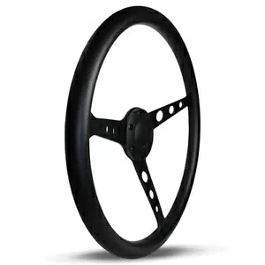 SAAS ステアリング ホイール ポリ 380mm ADR クラシック ブラック 合金 穴付き SAAS Steering Wheel Poly 380mm ADR Classic Black Alloy With Holes 【並行輸入品】｜カスタムパーツ WORLD倉庫
