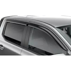 本物の次世代フォード レンジャー XLS 着色スリムライン ウェザー シールド 4 個セット Genuine Next Gen Ford Ranger XLS Tinted Slimline Weather Shields Set Of 4 【並行輸入品】