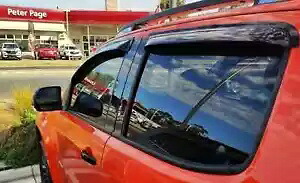 ホールデン RG シリーズ 1/2 コロラド 2012-20 用 純正ホールデン ウェザーシールド 着色 Genuine Holden Weathershields Tinted for Holden RG Series 1/2 Colorado 2012-20 【並行輸入品】