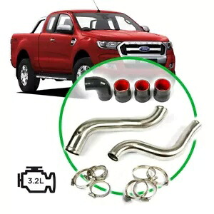 純正 SAAS インタークーラー パイプ ブラッシュド ステンレス キット フォード レンジャー / BT50 3.2L 用 Genuine SAAS Intercooler Pipe Brushed Stainless Kit for Ford Ranger / BT50 3.2L 【並行輸入品】