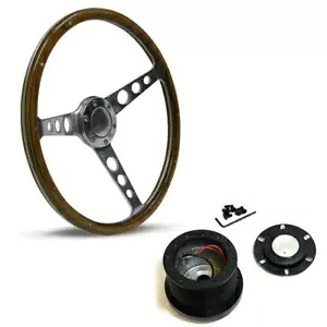 SAAS クラシックウッド 15インチ ステアリングホイール & ボスキット フォード ファルコン XY 1970-1972用 SAAS Classic Wood 15\