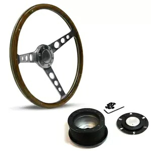 SAAS クラシック ウッド 15 インチ ステアリング ホイール & ボス キット フォード ファルコン XB XC XD用 SAAS Classic Wood 15\