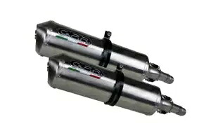 GPR エキゾースト アプリリア ペガソ ストラーダ 650 2005-2009 ペア ホモログ スリップオン Satinox GPR Exhaust Aprilia Pegaso Strada 650 2005-2009 Pair Homolog Slip-On SatInox 【並行輸入品】|カスタムパーツ WORLD倉庫