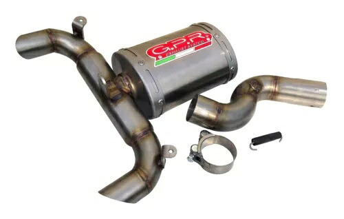 GPR エキゾースト スズキ GSR 400 2006-2011 ゴーストライン ホモログ スリップオン アルミニウム ゴースト GPR Exhaust Suzuki GSR 400 2006-2011 Ghost Line Homolog Slip-On Aluminum Ghost 【並行輸入品】｜カスタムパーツ WORLD倉庫