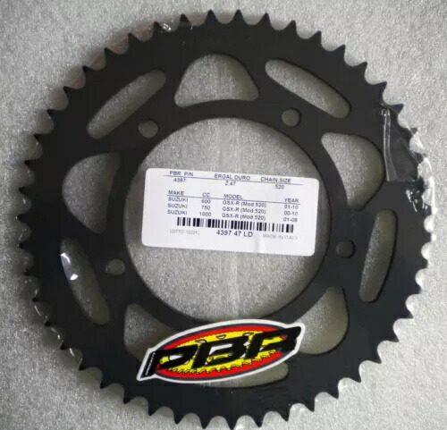 PBR リアスプロケット ERGAL ハード 520 ピッチ 48 T。スズキ GSX R 1000 2001 - 2006- PBR REAR SPROCKET ERGAL HARD 520 PITCH 48 T. FOR SUZUKI GSX R 1000 2001 - 2006- 【並行輸入品】