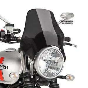 Puig ユニバーサル ネイキッド スクリーン ヤマハ XJR 1200 1994 - 1998 ダークスモーク 0869F PUIG UNIVERSAL NAKED SCREEN FOR YAMAHA XJR 1200 1994 - 1998 DARK SMOKE 0869F 【並行輸入品】