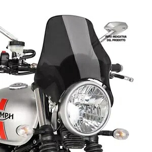 PUIG ユニバーサル ネイキッド スクリーン ホンダ CB 900 F ホーネット 2002 - 2005 ダークスモーク用 PUIG UNIVERSAL NAKED SCREEN FOR HONDA CB 900 F HORNET 2002 - 2005 DARK SMOKE 【並行輸入品】