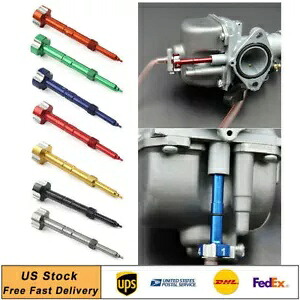 簡単調整燃料混合物スクリューモーター ATV Fcr 炭水化物エアキャブレターホンダ赤 Easy Adjust Fuel Mixture Screw Motor ATV Fcr Carb Air Carburetor For Honda Red 【並行輸入品】