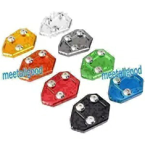 キックスタンド サイドスタンド エクステンション 拡大パッドプレート BMW S1000RR 2010 - 2014 poに適合 Kickstand Side Stand Extension Enlarge Pad Plate fit BMW S1000RR 2010 - 2014 po 【並行輸入品】