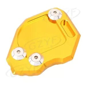 BMW F800GS 2008-2014 2013 12 ゴールドビッグサイドスタンドキックスタンドプレートパッド CNC For BMW F800GS 2008-2014 2013 12 Gold Big Side Stand Kickstand Plate Pad CNC 【並行輸入品】