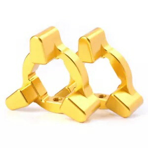 2 個フォークプリロードアジャスターキット CNC アルミユニバーサルオートバイ 19 ミリメートルゴールド 2Pcs Fork Preload Adjusters Kit CNC Aluminum Universal Motorcycle 19mm Gold 【並行輸入品】