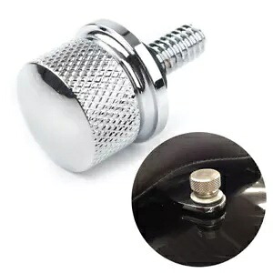 ハーレースポーツスターロードキングファットボブストリートボブクローム6mmリアシートボルトネジ用 For Harley Sportster Roadking Fatbob Streetbob Chrome 6mm Rear Seat Bolt Screw 【並行輸入品】