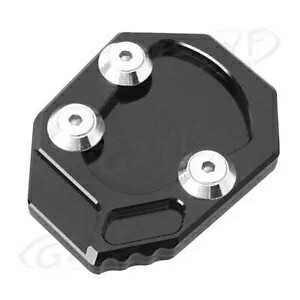 1X ビッグサイドスタンドキックスタンドプレートパッドヤマハ YZF-R1 2009-2015 14 13 ブラック 1X Big Side Stand Kickstand Plate Pad For Yamaha YZF-R1 2009-2015 14 13 Black 【並行輸入品】