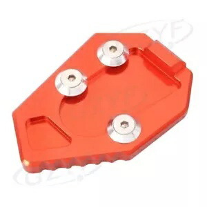 ホンダ CB1000 2008-2015 2014 オレンジサイドスタンドキックスタンドプレートパッドビッグ CNC For Honda CB1000 2008-2015 2014 Orange Side Stand Kickstand Plate Pad Big CNC 【並行輸入品】