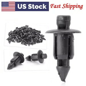 100x 6mm 穴プラスチックリベットカークリップファスナープッシュボルトスズキ GSXR ヤマハに適合 100x 6mm Hole Plastic Rivets Car Clip Fastener Push Bolts Fit Suzuki GSXR Yamaha 【並行輸入品】