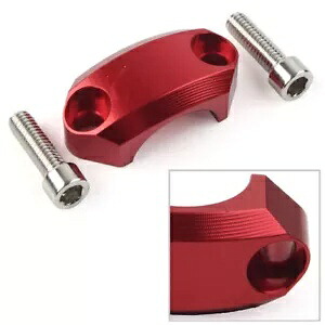 22mm レッドマスターシリンダーパーチクランプカバー モトクロス MX エンデューロバイクに適合 22mm Red Master Cylinder Perch Clamp Cover Fit Motocross MX Enduro Motorbike 【並行輸入品】